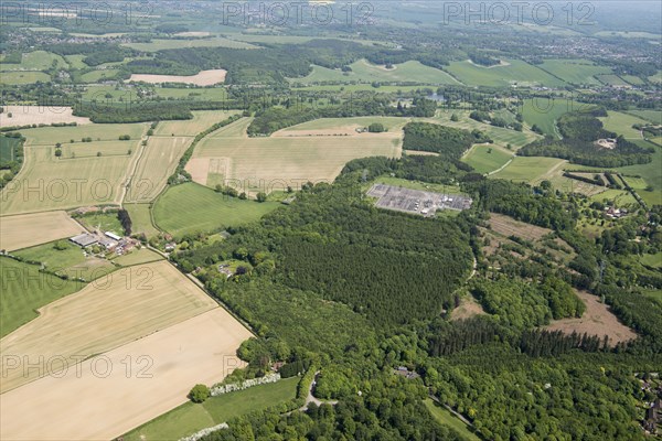 The landscape park and woodland around Shardeloes, Amersham, Buckinghamshire, 2018. Creator: Historic England.