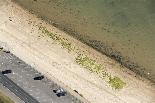 Remains of D-Day Embarkation Hard G1, Stokes Bay, Hampshire, 2018. Creator: Historic England.