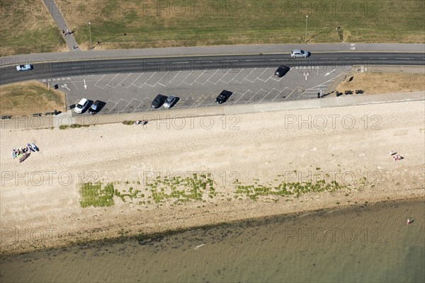 Remains of D-Day Embarkation Hard G1, Stokes Bay, Hampshire, 2018. Creator: Historic England.