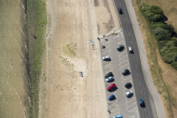 Remains of D-Day Embarkation Hard G2, Stokes Bay, Hampshire, 2018. Creator: Historic England.