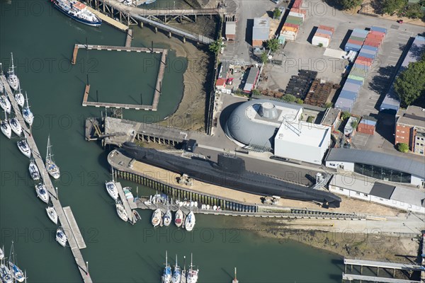 HMS Alliance, WW2 submarine, Royal Navy Submarine Museum, Gosport, Hampshire, 2018. Creator: Historic England.