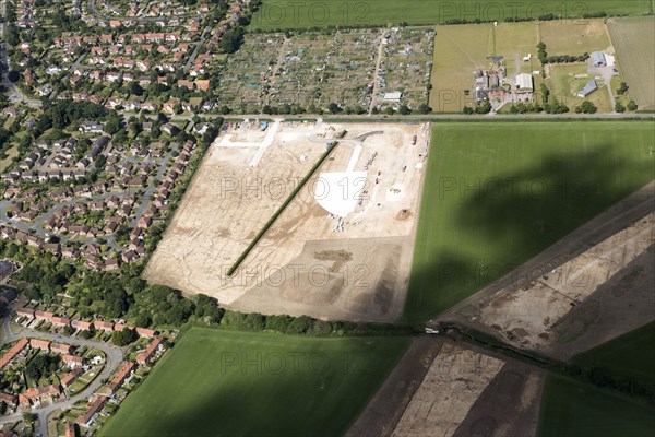 Site of an Iron Age cemetery, Pocklington, East Riding of Yorkshire, 2018 . Creator: Historic England.