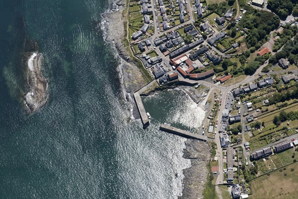 Craster Harbour, Northumberland, 2018. Creator: Historic England.