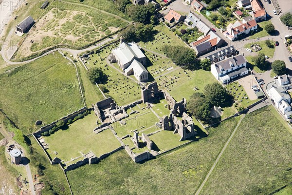 Lindisfarne Priory, Northumberland, 2018. Creator: Historic England.