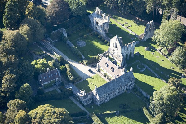 The remains of Wenlock Priory, Shropshire, 2018. Creator: Historic England.