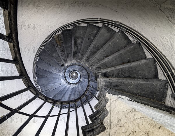 Interior view of the monument to the Great Fire of London, 2018. Creator: Chris Redgrave.