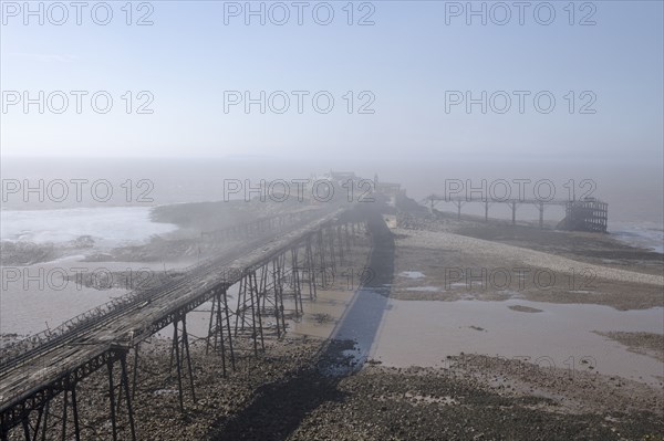 Birnbeck Pier, Birnbeck Island, Weston-Super-Mare, Somerset, 2018. Creator: Steven Baker.