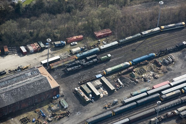 East Lancashire Railway Buckley Wells rail depot and workshop, Bury, 2019. Creator: Historic England.