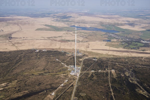 Winter Hill television transmitter, Lancashire, 2019.