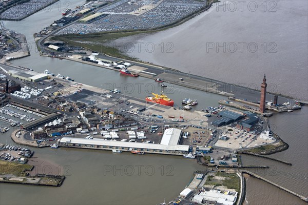 The Kasbah, The Dock Tower and Heritage Action Zone, Grimsby, Lincolnshire, 2019. Creator: Historic England.