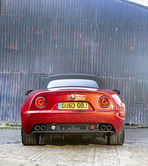 2013 Alfa Romeo 8C Spyder.