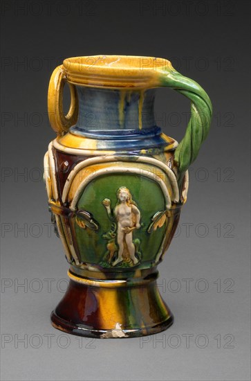 Jug with Adam and Eve, Nuremberg, c. 1550.