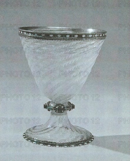 Glass Goblet, Vienna, late 17th century, mount: 18th/19th century.