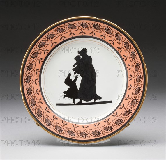 Plate, Coalport, c. 1805.