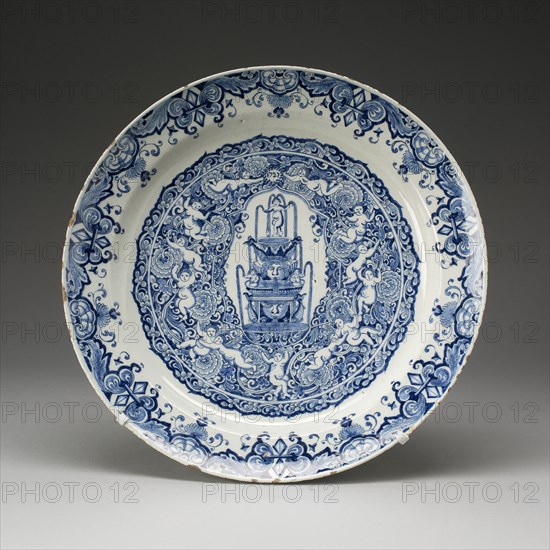 Plate, Delft, 1727.