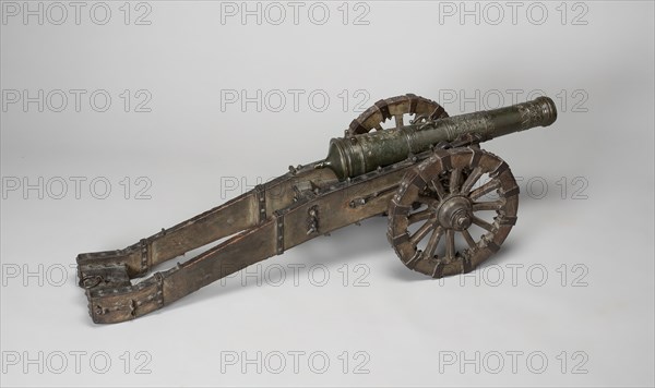Model Field Cannon with Carriage, Netherlands, c. 1600.