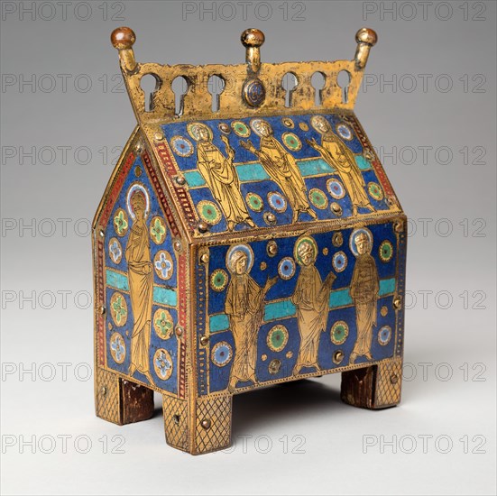 Reliquary Casket, Limoges, c. 1200.