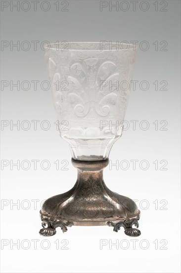 Goblet, Bohemia, c. 1745 (glass) 1850 (mount).