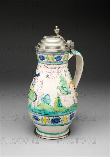 Wine Jug, Gmunden, 1800/25.