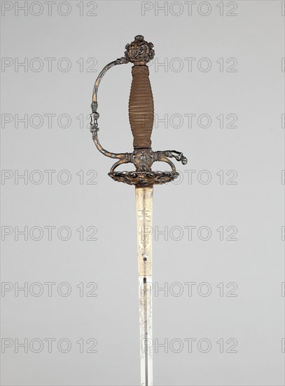 Composite Smallsword and Scabbard, Dutch, Hilt: c. 1650/60; blade: 1750/60.