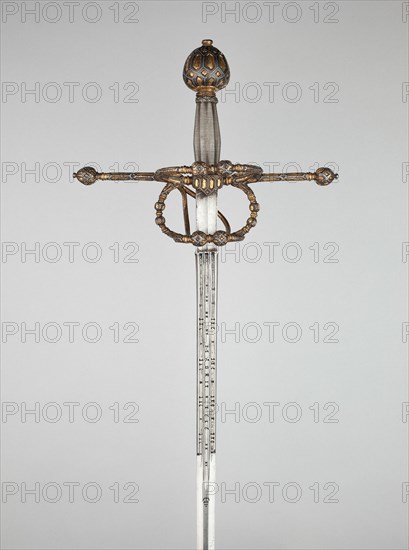 Rapier, Italy, Blade: dated 1616 Hilt: c. 1570.