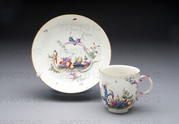 Cup and Saucer, Höchst, c. 1770.
