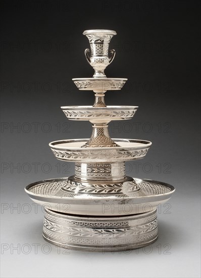 Tiered Centerpiece, Italy, 19th century.