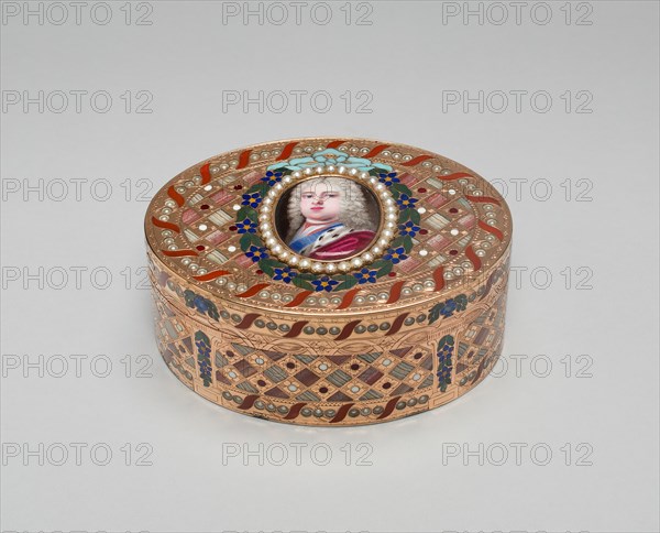 Snuff Box: Portrait of Saxon Prince, Dresden, c. 1775/80.