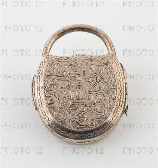 Vinaigrette in the Form of a Padlock, Birmingham, 1818/19.