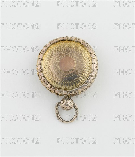 Watch-Shaped Vinaigrette, Birmingham, 1831/32.