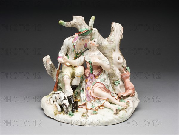 Group: Hunters or Lovers, Ludwigsburg, c. 1765.