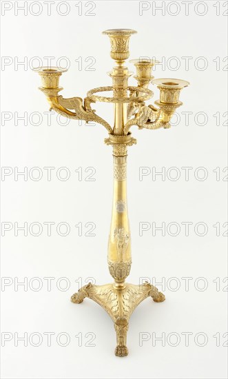 Four Light Candelabrum (one of a pair), Paris, 1809/19.