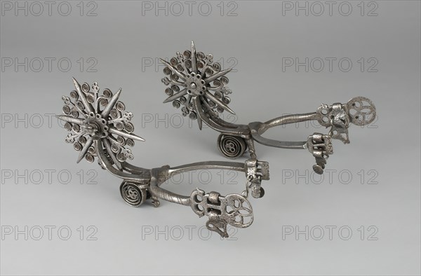 Pair of Rowel Spurs, México, 18th/19th century.