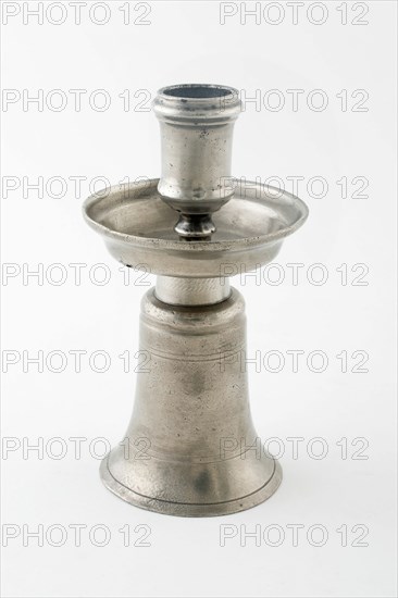 Candlestick on Bell-Shaped Base, Netherlands, 17th century.
