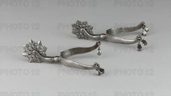 Pair of Rowel Spurs, Northern Europe, early 17th century.