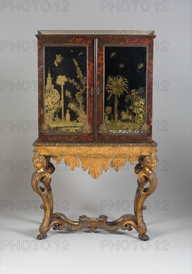 Cabinet on Stand, Netherlands, Late 17th century.