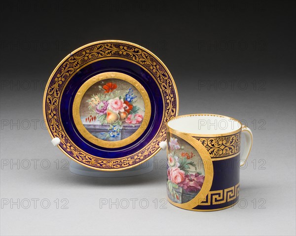 Cup and Saucer, Sèvres, Late 18th century.