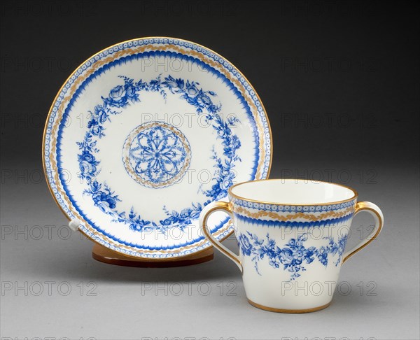 Cup and Saucer, Sèvres, c. 1760.