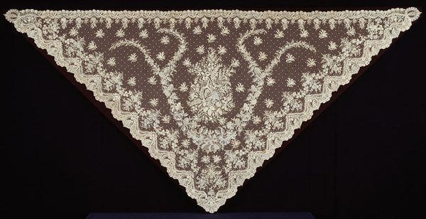 Half Shawl, Belgium, 1855/65.