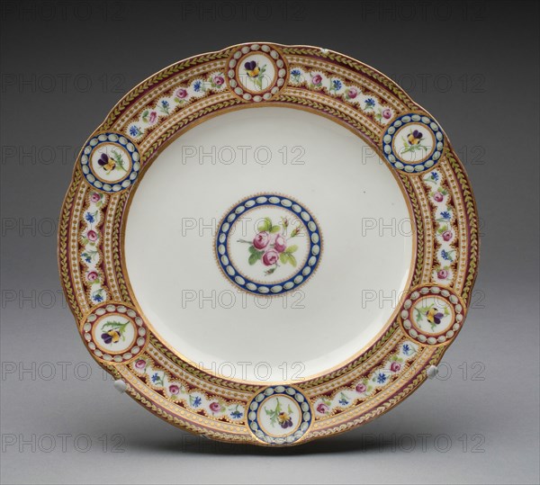 Plate, Sèvres, 1784.