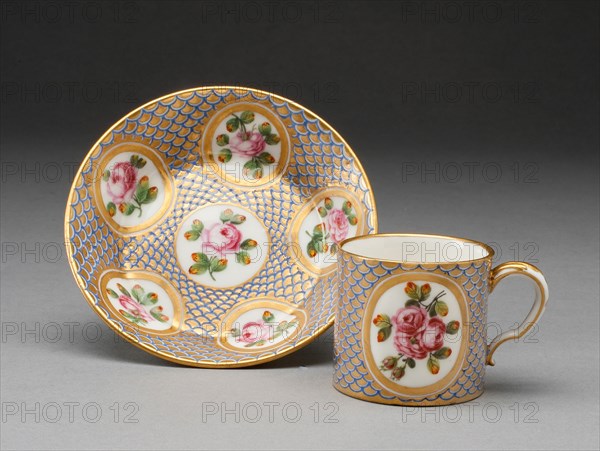 Cup and Saucer, Sèvres, 1777.