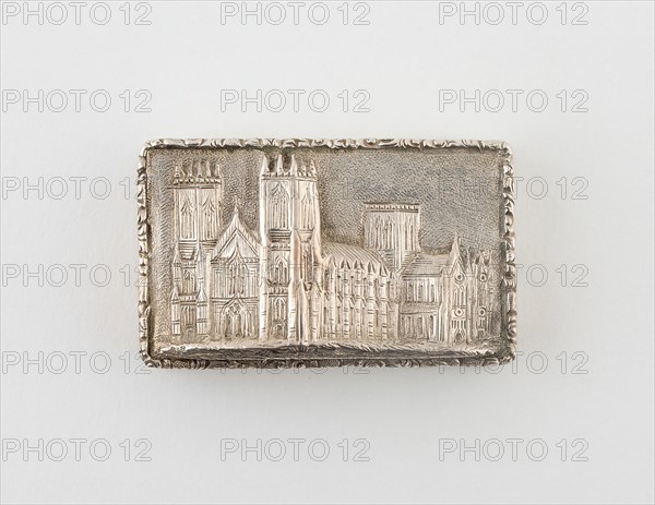 Vinaigrette with View of Eley Cathedral, Birmingham, 1839/40.