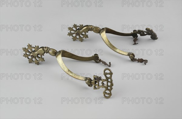 Pair of Rowel Spurs, Western Europe, c. 1630.