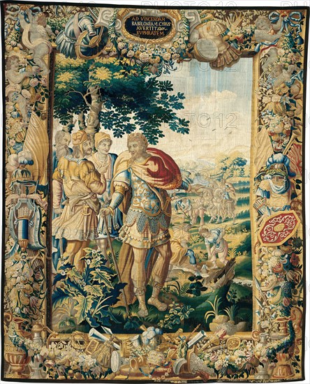 The Diversion of the Euphrates, from 'The Story of Cyrus', Flanders, c. 1670. Woven at the workshop of Gillis Ydens, from designs by Michiel Coxie.