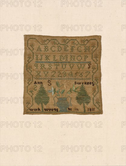 Sampler, United States, 1811.