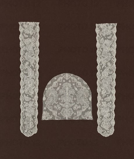 Lappets and Cap Crown, Flanders, 1740s/50s.