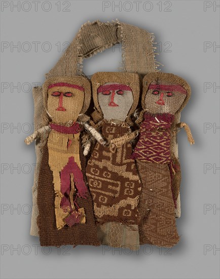 Dolls, Peru, 1950/84, with textile fragments from A.D. 1000/1476.