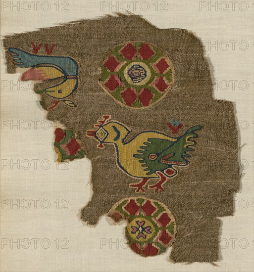 Fragment, Egypt, Roman period (30 B.C.- 641 A.D.)/Arab period (641-969), 6th/7th century.