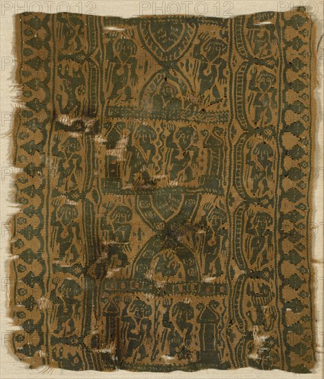 Fragment (Border), Egypt, Roman period (30 B.C- 641 A.D.), 5th/6th century.