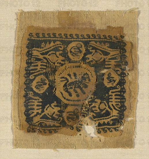 Square Panel, Egypt, Roman period (30 B.C.- 641 A.D.), 5th/6th century.
